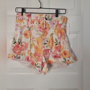 For Love And Lemons NWOT Floral Shorts Size M